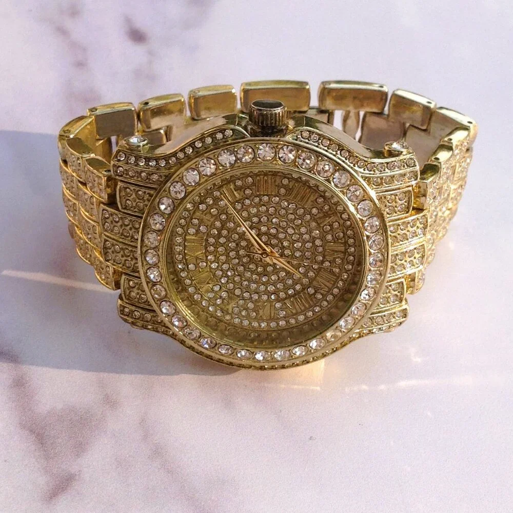 Techno Pave Watch Blingout Blinding Boyfriend Chiunky